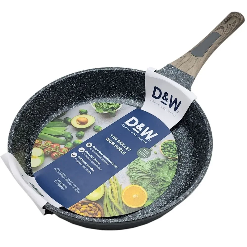 D&W Deane‎ And White Cookware 11in Frying Pan Skillet Nonstick Interior Charcoal